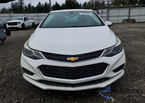 2018 Chevrolet Cruze Lt z USA, uszkodzony, nr VIN 1G1BE5SM4J7158348